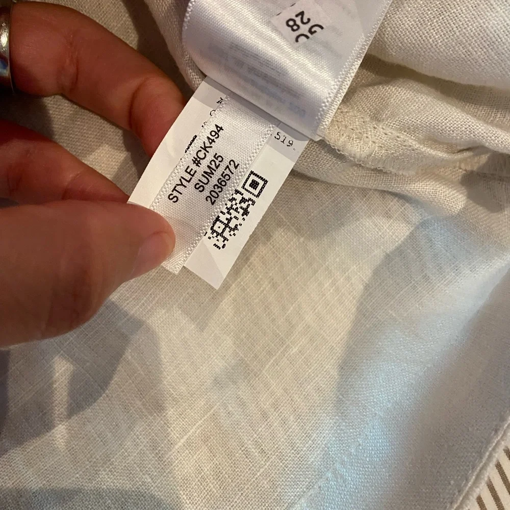 NWT Jcrew square neck button bank tank small - Picture 6 of 9